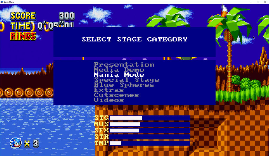 Sonic Mania Pc How To Access The Developer Menu Easily Magic Game World 0333