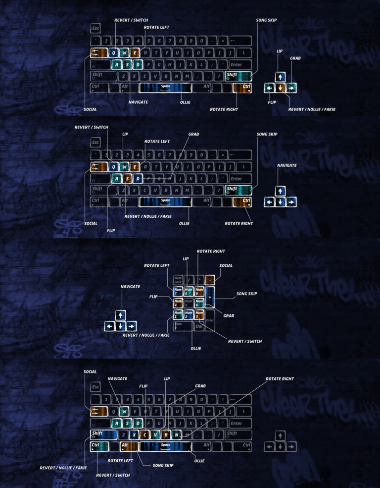 Tony Hawk's Pro Skater 1 + 2 PC Keyboard Controls Guide - Magic Game World